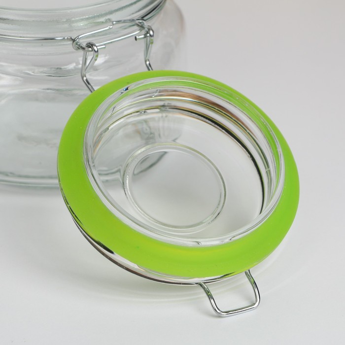 Банка для сыпучих продуктов 500 мл "Радуга", цвет МИКС