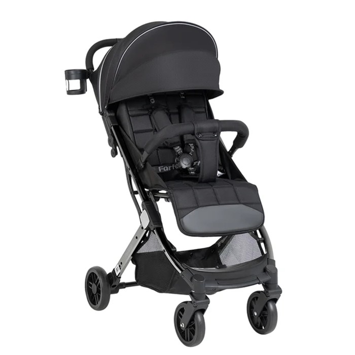 Kоляска детская прогулочная Farfello Comfy Go Comfort Chrome Total Black ChromeАбсолютно черный CG- 10851₽