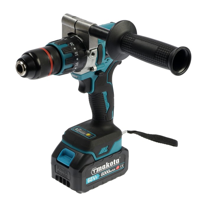 Дрель-шуруповерт BIYOTI BYT-CED05 бесщеточная ударная 20 В 2х4 Ач 90 Нм кейс