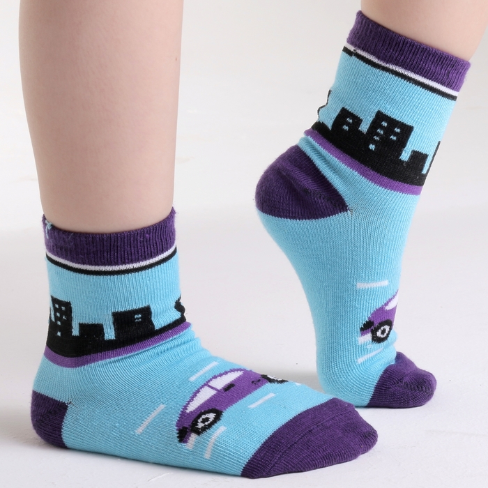 Носки детские Collorista "Город", возраст 0-1 год