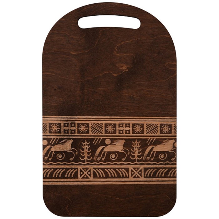 Доска разделочная Мультидом Фольклор берёза размер 29х185 см 179₽