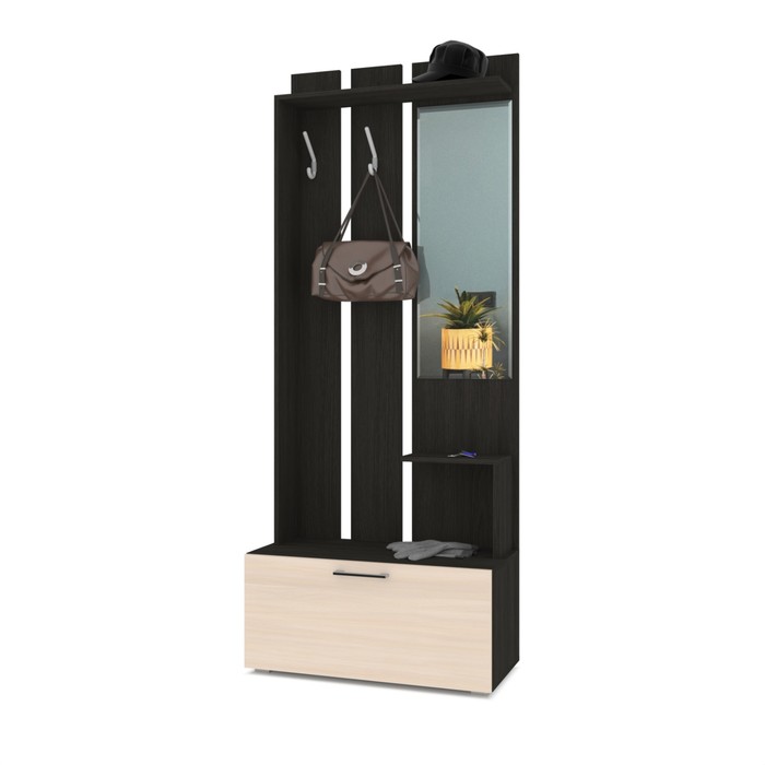 Прихожая Аврора 800х380х1980 ВенгеМлечный дуб 6723₽