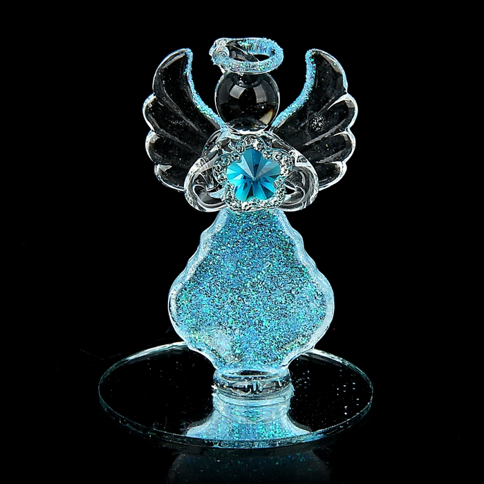 Сувенир на зеркале "Ангелочек платье со стразой" МИКС