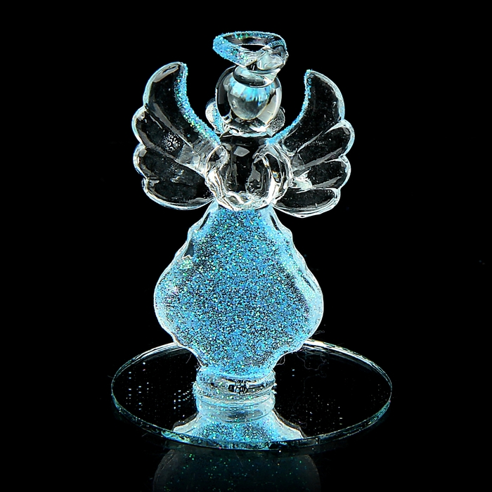 Сувенир на зеркале "Ангелочек платье со стразой" МИКС