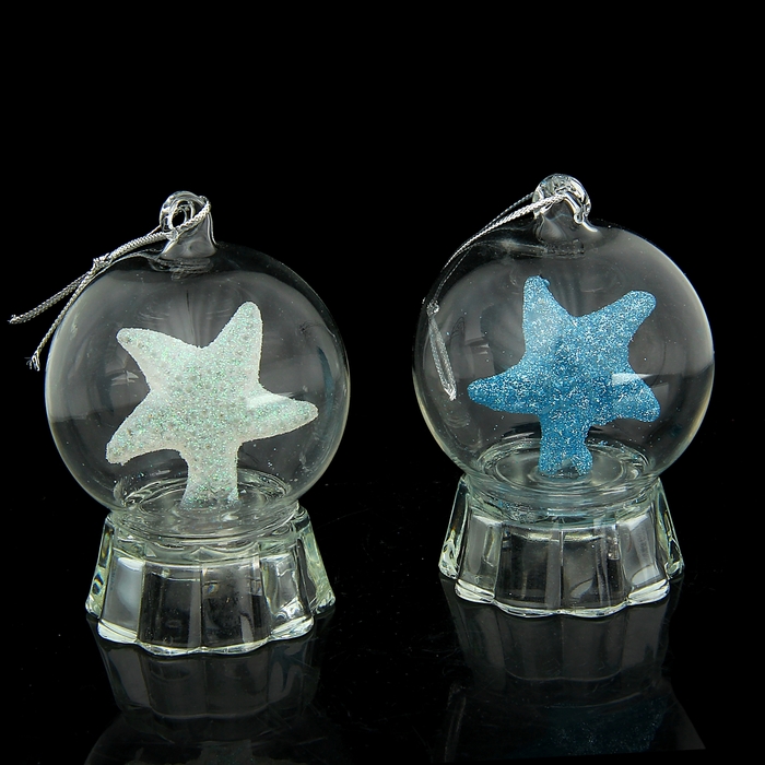 Сувенир световой "Звезда в шаре" МИКС