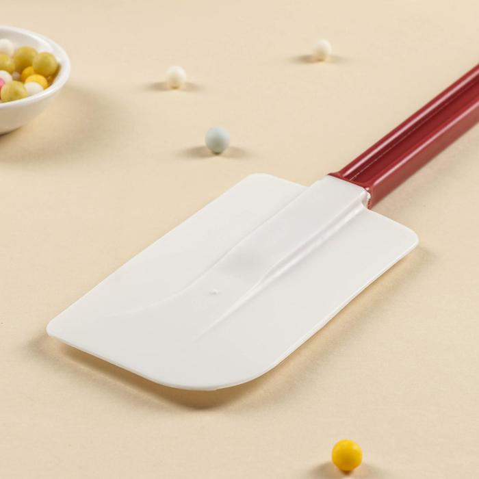 Шпатель силиконовый с пластиковой ручкой, длина 40 см