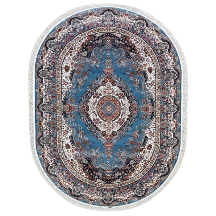 

Ковёр овальный ABRISHIM, размер 200x290 см, дизайн blue/blue