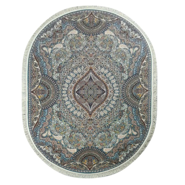 

Ковёр овальный ABRISHIM, размер 250x350 см, дизайн blue/blue