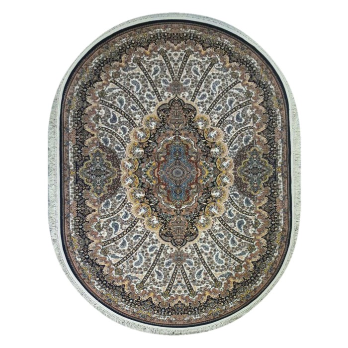 

Ковёр овальный ABRISHIM, размер 150x230 см, дизайн cream/navy