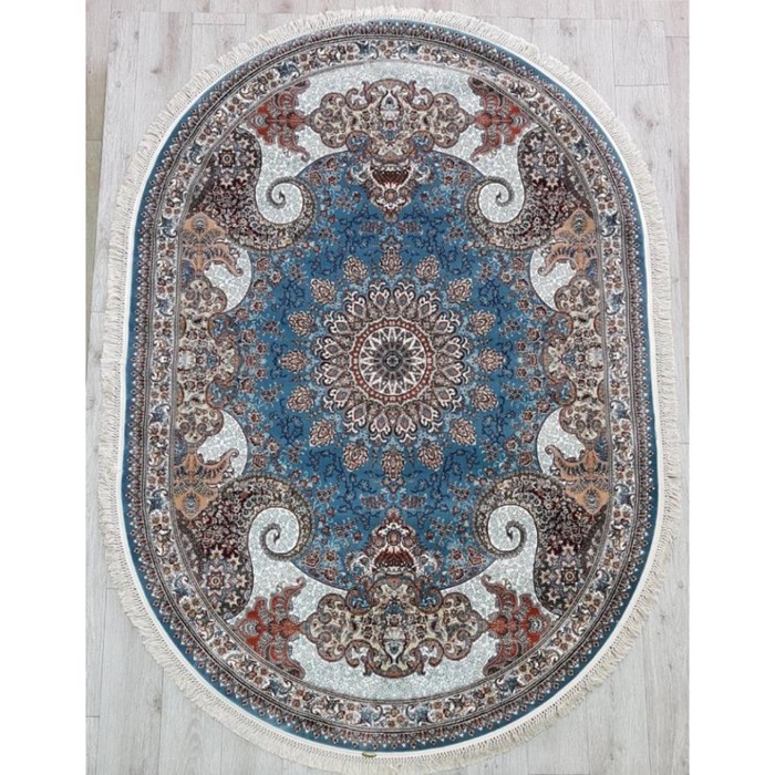 

Ковёр овальный ABRISHIM, размер 150x230 см, дизайн blue/blue