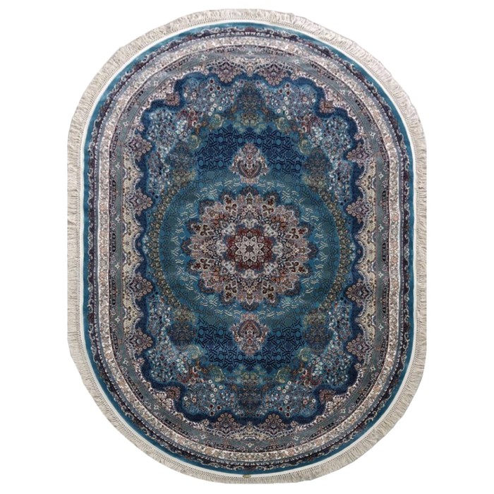 

Ковёр овальный ABRISHIM, размер 200x290 см, дизайн blue/blue