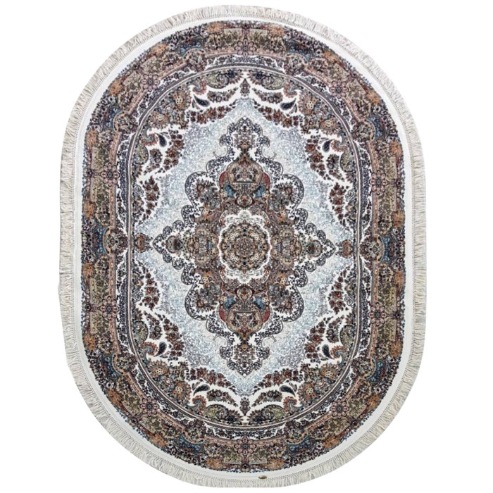 

Ковёр овальный ABRISHIM, размер 80x150 см, дизайн cream/cream