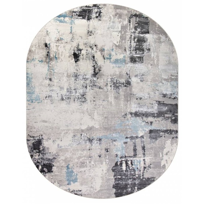 

Ковёр овальный AMATIS, размер 250x400 см, дизайн blue/l.grey