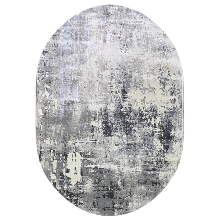 

Ковёр овальный AMBER, размер 250x400 см, дизайн grey/l.grey
