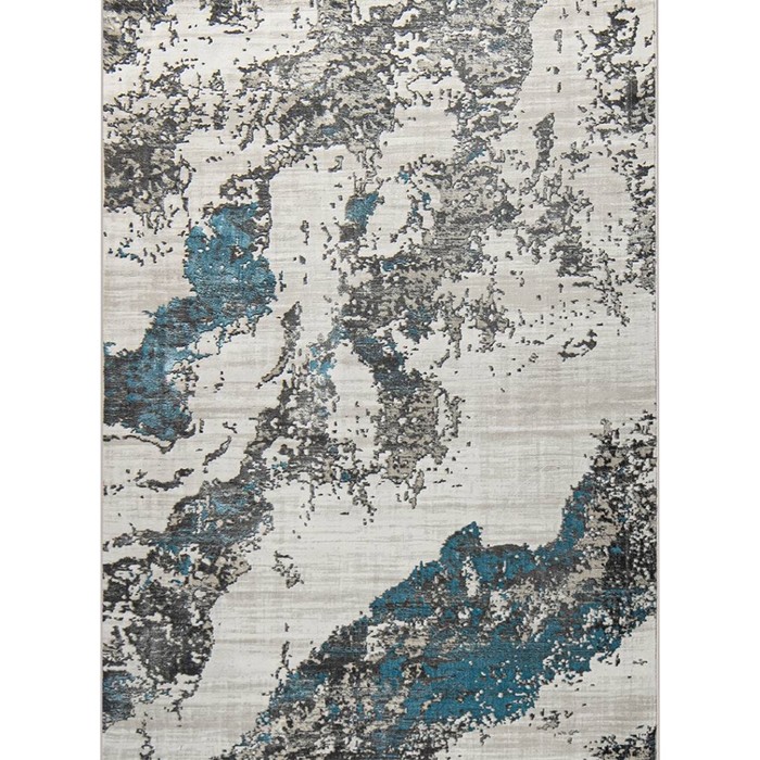 

Ковёр прямоугольный ELIZA, размер 125x180 см, дизайн blue fls/cream fls