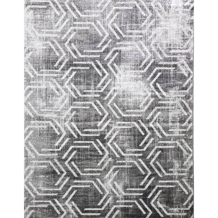 

Ковёр прямоугольный FRESCO, размер 80x150 см, дизайн silver/silver