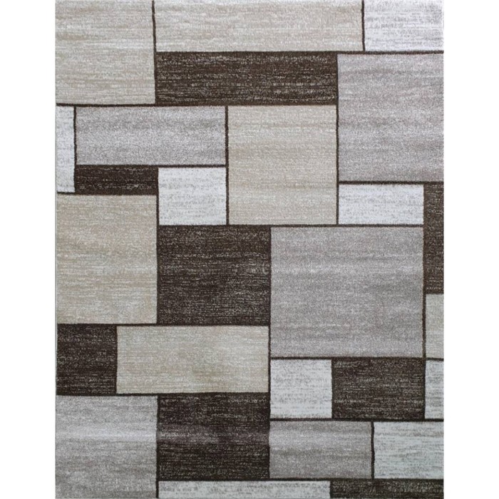 

Ковёр прямоугольный FRESCO, размер 100x200 см, дизайн beige/l.beige