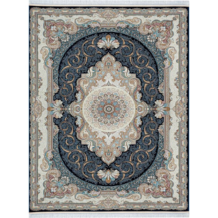 

Ковёр прямоугольный MASHAD, размер 80x150 см, дизайн d/blue