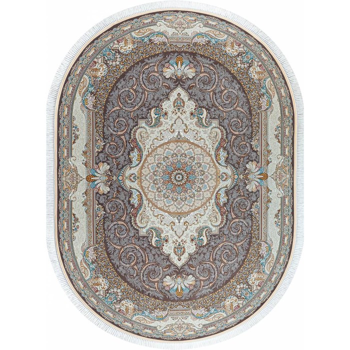 

Ковёр овальный MASHAD, размер 250x350 см, дизайн melanj/p