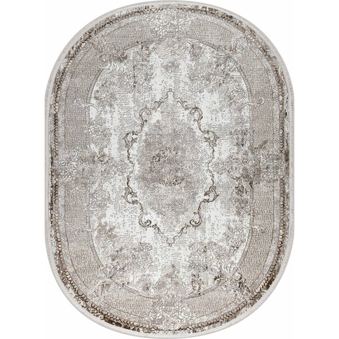 

Ковёр овальный NINOVA, размер 150x230 см, дизайн l.beige/white