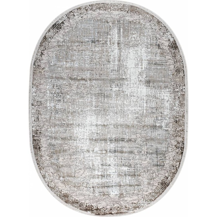 

Ковёр овальный NINOVA, размер 200x290 см, дизайн l.beige/white