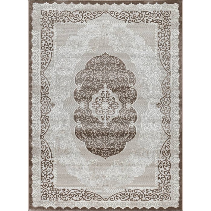 

Ковёр прямоугольный RIMMA LUX, размер 200x300 см, дизайн d.beige/beige