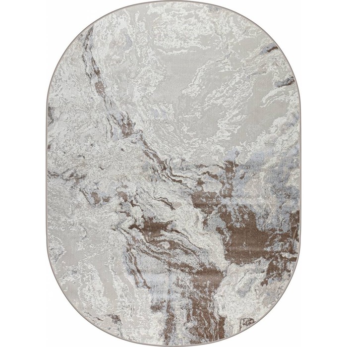 

Ковёр овальный RIMMA LUX, размер 240x340 см, дизайн l.grey/beige