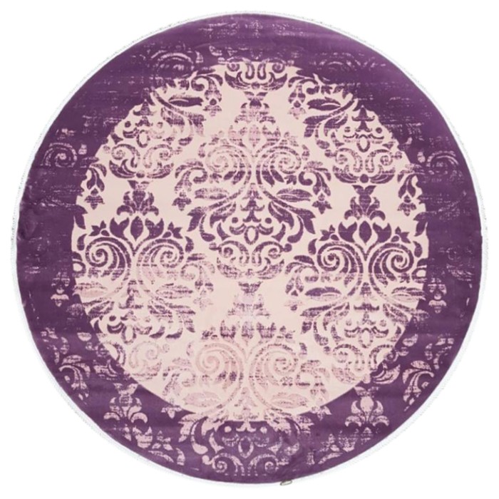 

Ковёр круглый RITIM, размер 150x150 см, дизайн lila/lila
