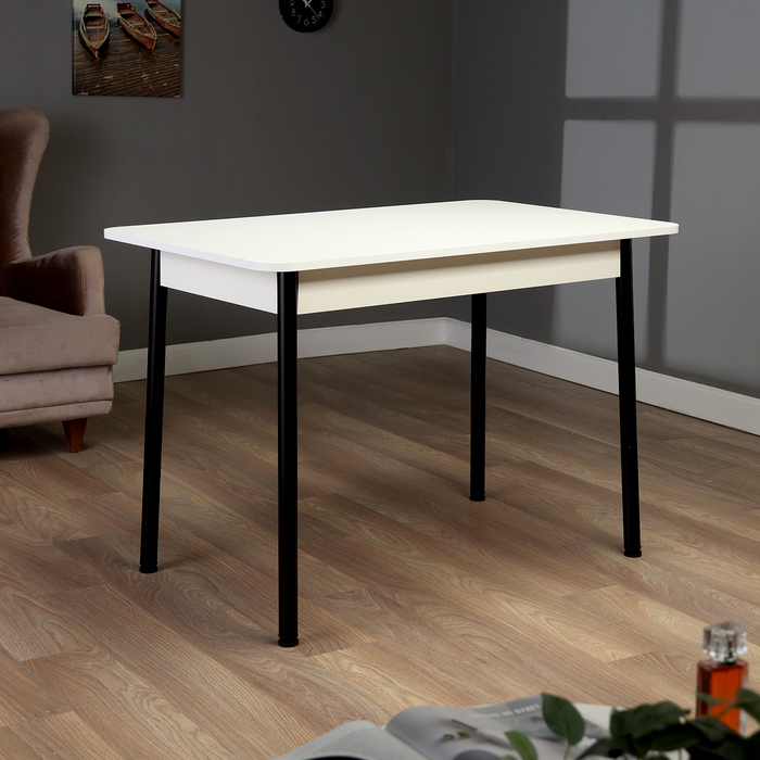 Стол кухонный Лион 1 1100х700х750 Белый матовый 4632₽