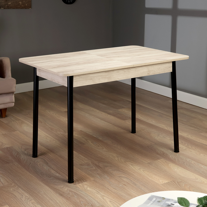 Стол раскладной кухонный Лион 2 11001400х700х750 Дуб крафт серый 5956₽