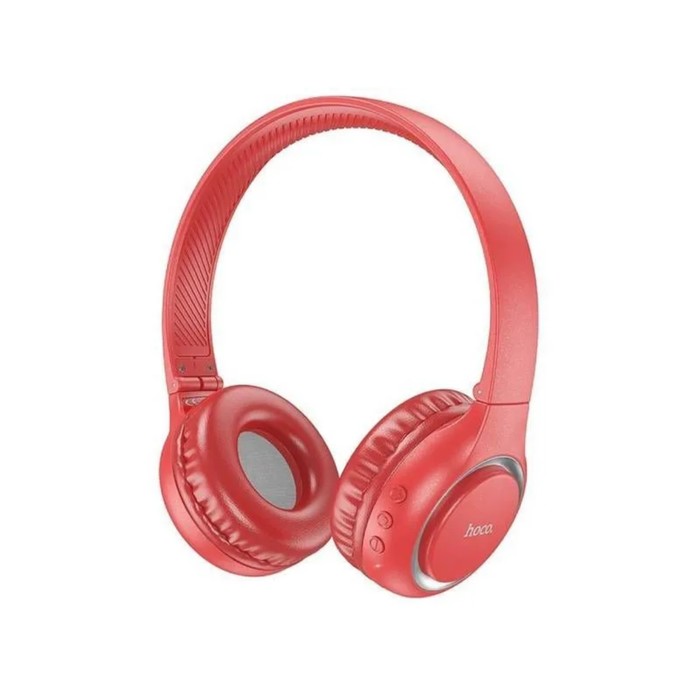 Наушники Hoco W41, беспроводные, накладные, Bluetooth 5.0, 200 мАч, красные наушники hoco w41 charm pink 6931474789280