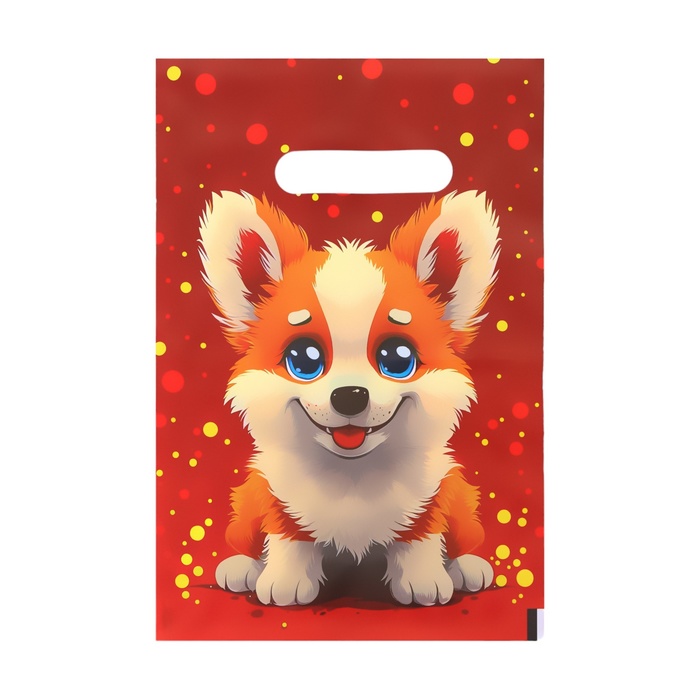 Пакет подарочный Радостный момент 20 х 30 см 30 мкм 5₽