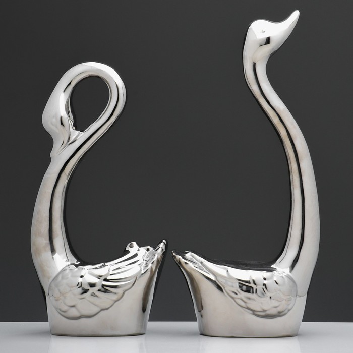 Набор сувениров "Кай и Герда" 2 шт., булат, серебро