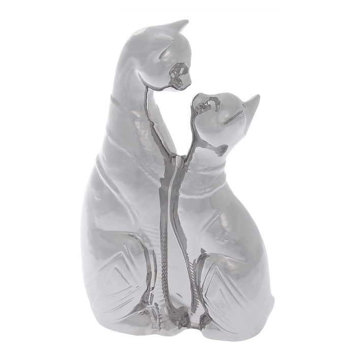Сувенир "Коты" поцелуй, булат, серебро