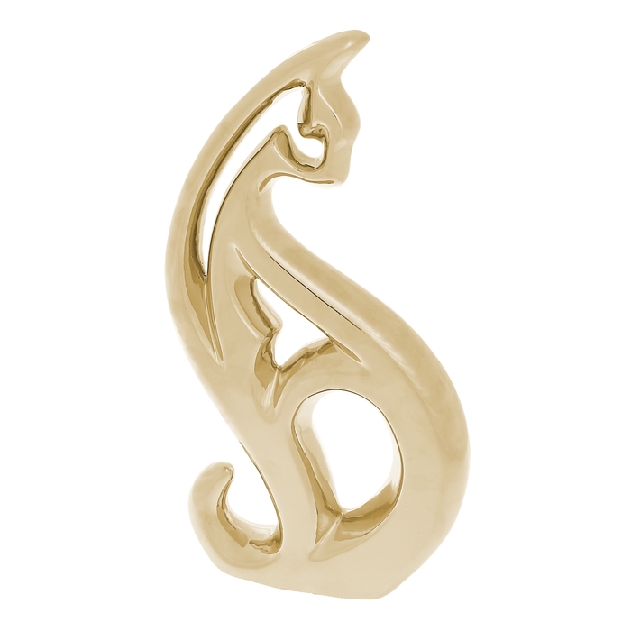 Сувенир "Кот-фараон" булат, золото