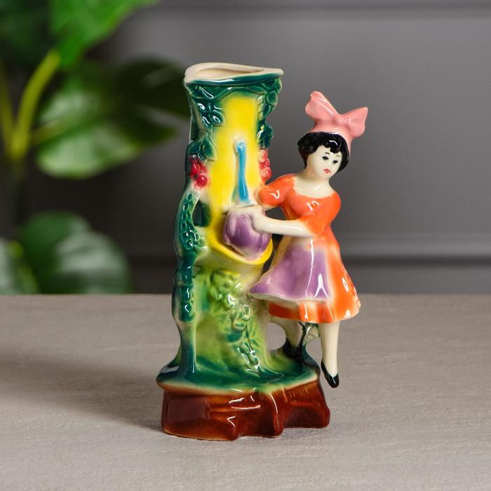 Ваза "Алёнушка" глянец