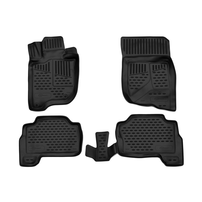 

Коврики 3D в салон для Mitsubishi Pajero Sport (III, IIIp), 2015-, 4 шт.