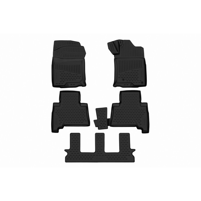 

Коврики 3D в салон для Toyota Land Cruiser Prado 2009- П.Р., внедорожник,. 5 шт.