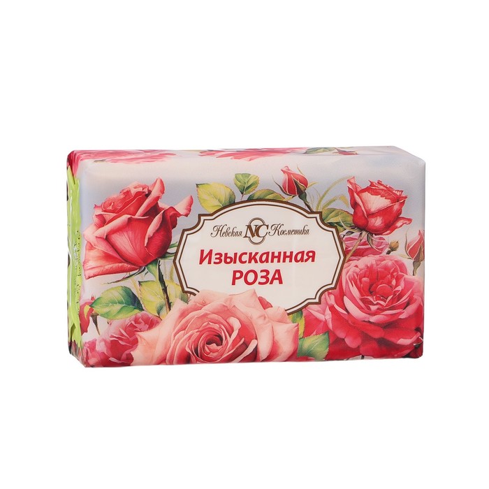 Туалетное мыло Невская косметика роза 180 г 106₽