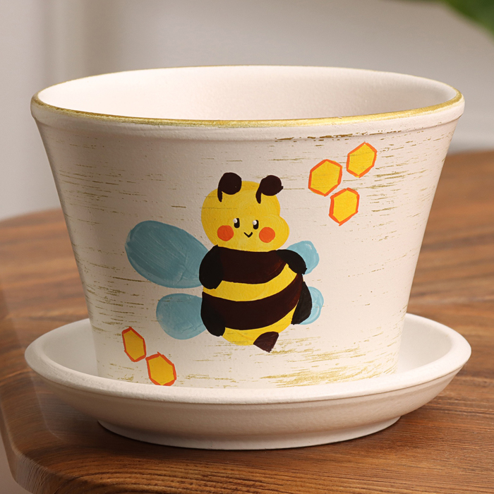 

Горшок цветочный "Пчела" 0,8 л
