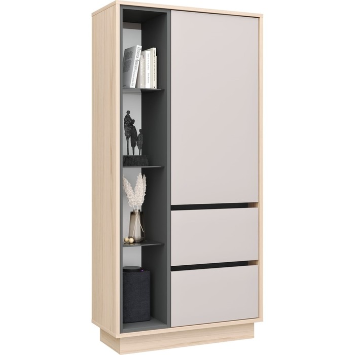 Пенал в гостиную Лакки 51 720х320х1500 Туя светлаяКашемир 11786₽