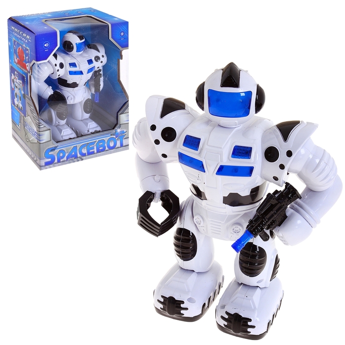 Робот Spacebot, световые и звуковые эффекты, работает от батареек