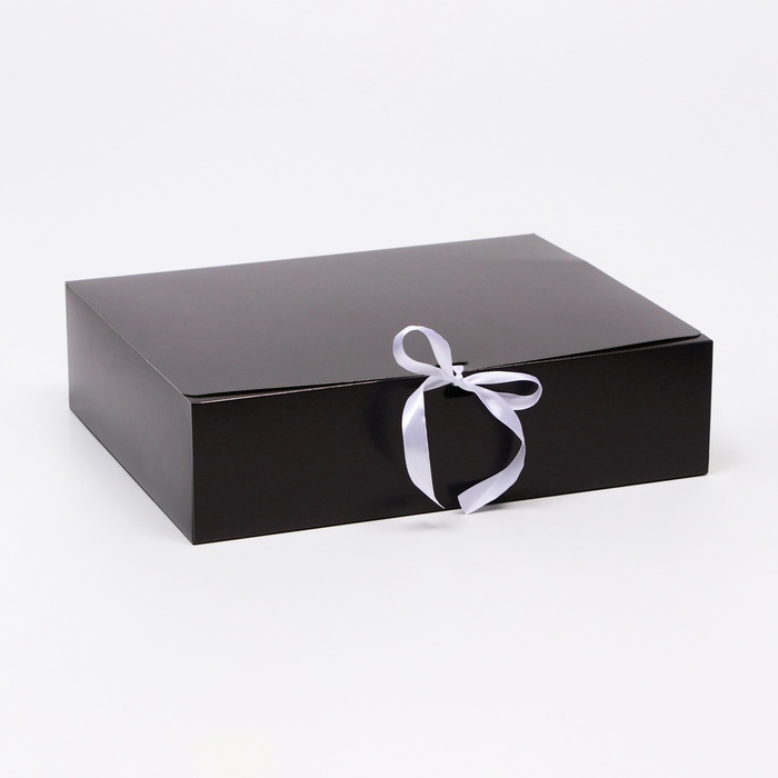 коробка складная тиффани 31 х 24 5 х 9 см Коробка складная «Чёрная», 31 х 24,5 х 9 см