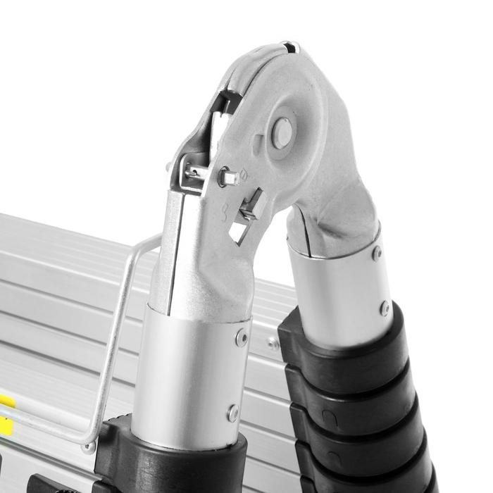 Лестница телескопическая TUNDRA premium, 2.5 х 2.5 м, алюминиевая, шарнирная