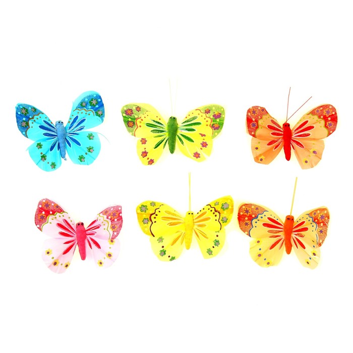 Магнит "Бабочка - Лимонница" МИКС