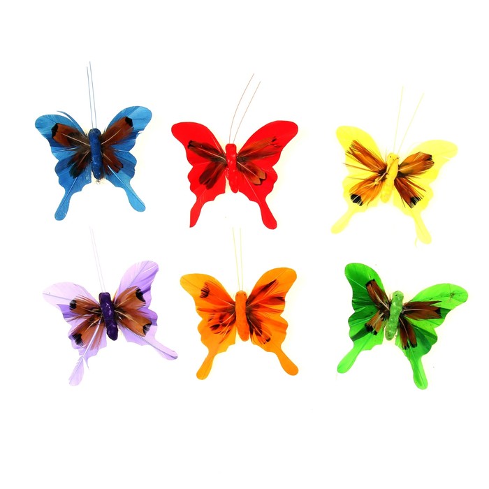 Магнит "Бабочка Анютины глазки" МИКС