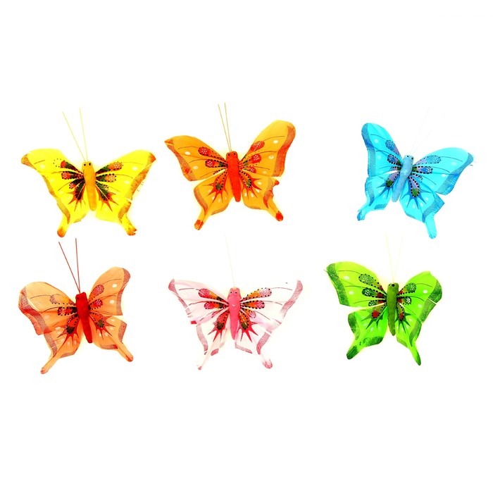 Магнит "Бабочка летняя" МИКС