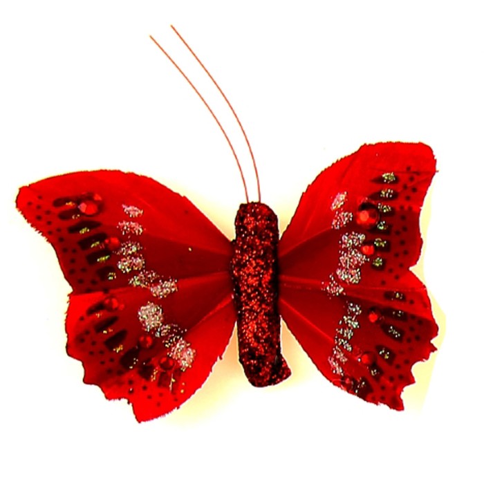 Магнит "Бабочка со стразами на крыльях" МИКС