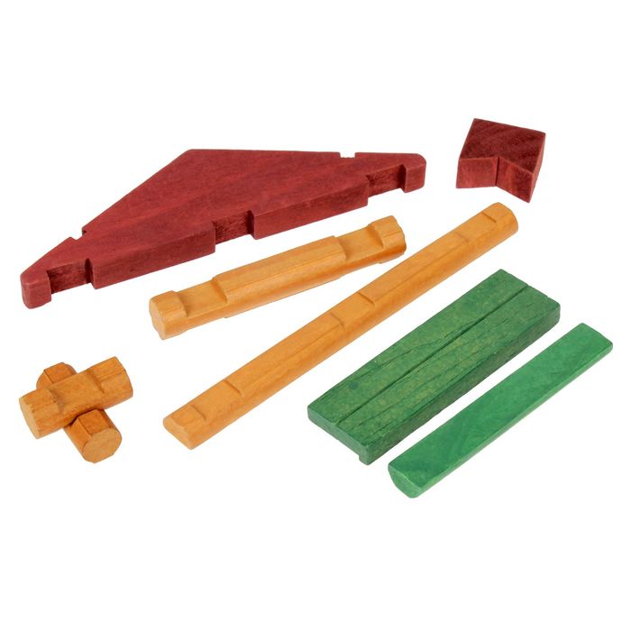 Конструктор "Строим дом", 382 детали