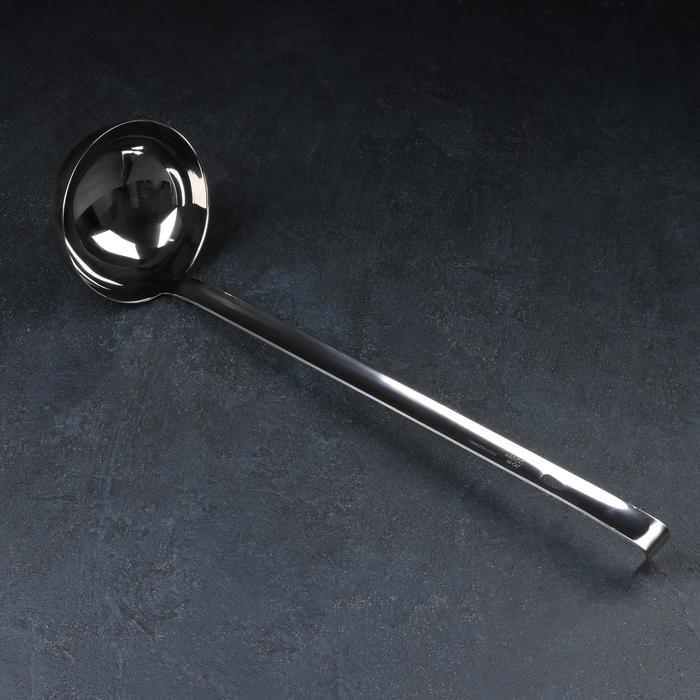 Половник цельнотянутый 480 мл, толщина стали 3 мм